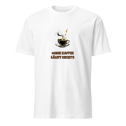 Ohne Kaffee läuft nichts – Lustiges Spruch T-Shirt