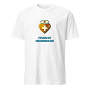 Pflege ist Herzenssache – Lustiges Spruch T-Shirt