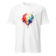 Heißluftballon Aquarell – Premium Kunst T-Shirt