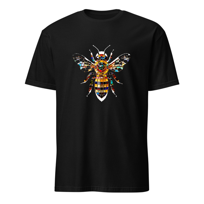 Biene Mosaik – Premium Kunst T-Shirt