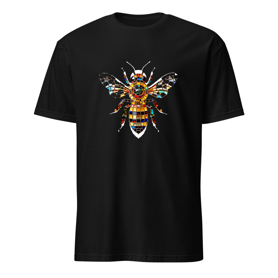 Biene Mosaik – Premium Kunst T-Shirt