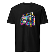 Boombox Graffiti – Premium Kunst T-Shirt