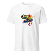 Chamäleon Aquarell – Premium Kunst T-Shirt