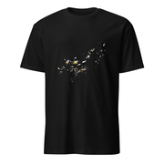 Kirschblüte Tusche – Premium Kunst T-Shirt