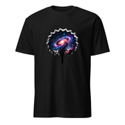 Pusteblume Galaxie – Premium Kunst T-Shirt – Premium-Kunst-T-Shirt, Fluid-Art-Frontdruck