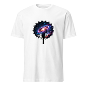 Pusteblume Galaxie – Premium Kunst T-Shirt – Premium-Kunst-T-Shirt, Fluid-Art-Frontdruck