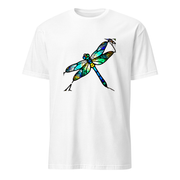 Libelle Buntglas – Premium Kunst T-Shirt – Premium-Kunst-T-Shirt, Fluid-Art-Frontdruck