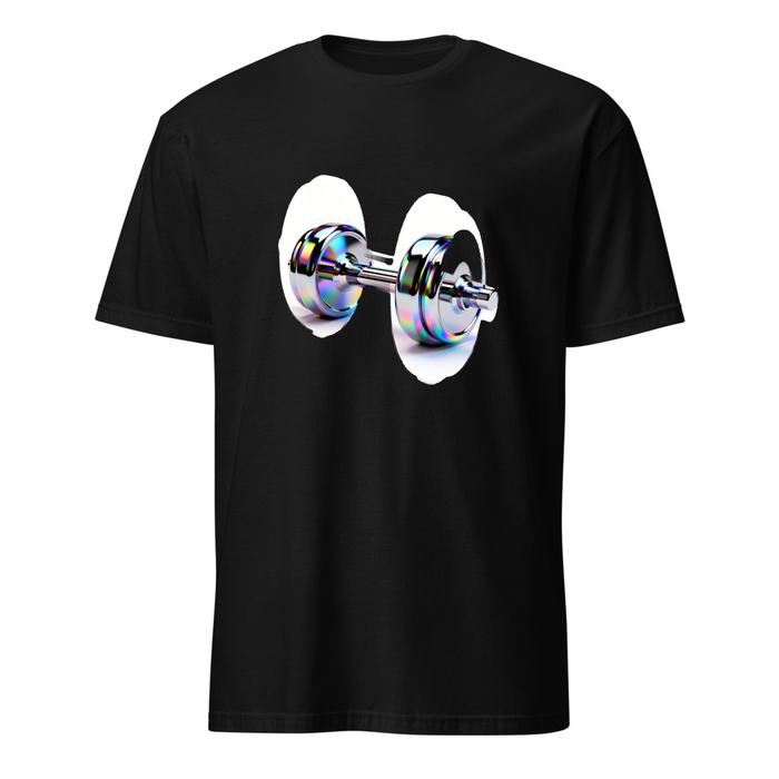 Hantel Chrom – Premium Kunst T-Shirt