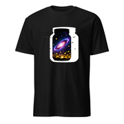 Glühwürmchen Galaxie – Premium Kunst T-Shirt – Premium-Kunst-T-Shirt, Fluid-Art-Frontdruck