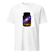 Glühwürmchen Galaxie – Premium Kunst T-Shirt – Premium-Kunst-T-Shirt, Fluid-Art-Frontdruck