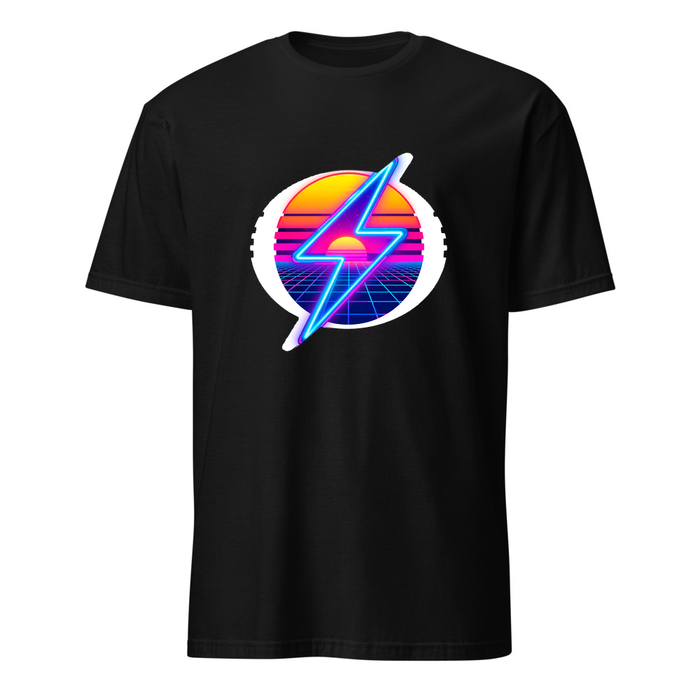 Blitz Neon – Premium Kunst T-Shirt