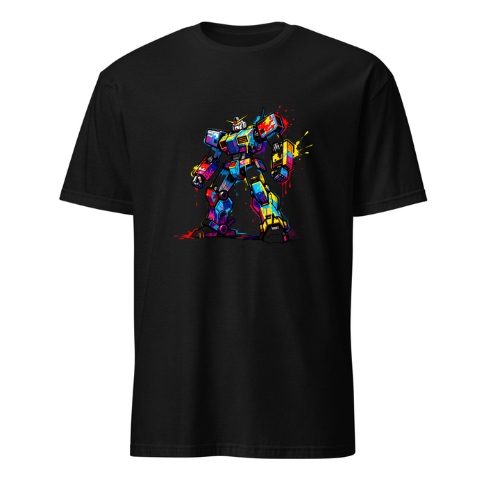 Mecha Graffiti – Premium Kunst T-Shirt