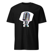 Mikrofon Chrom – Premium Kunst T-Shirt