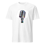 Mikrofon Chrom – Premium Kunst T-Shirt