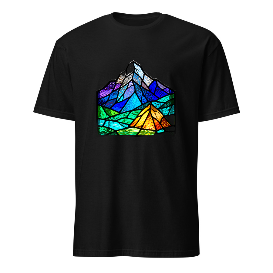 Berge Buntglas – Premium Kunst T-Shirt