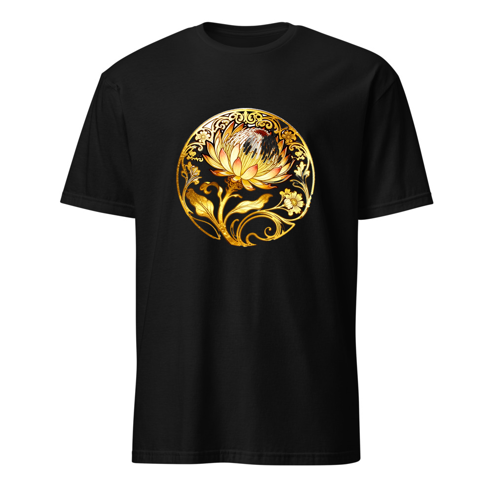 Protea Art Nouveau – Premium Kunst T-Shirt