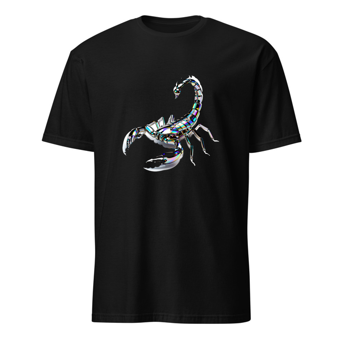 Skorpion Chrom – Premium Kunst T-Shirt