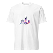 Skyline Galaxie – Premium Kunst T-Shirt