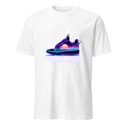 Sneaker Neon – Premium Kunst T-Shirt – Premium-Kunst-T-Shirt, Fluid-Art-Frontdruck