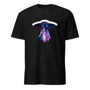 UFO Galaxie – Premium Kunst T-Shirt – Premium-Kunst-T-Shirt, Fluid-Art-Frontdruck