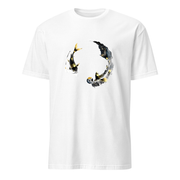 Yin-Yang Tusche – Premium Kunst T-Shirt – Premium-Kunst-T-Shirt, Fluid-Art-Frontdruck
