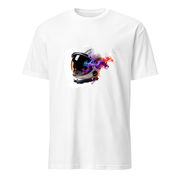 Astro Skull Rauch – Premium Kunst T-Shirt – Premium-Kunst-T-Shirt, Fluid-Art-Frontdruck