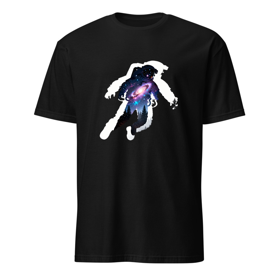 Astronaut Galaxie – Premium Kunst T-Shirt – Premium-Kunst-T-Shirt, Fluid-Art-Frontdruck