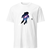 Astronaut Galaxie – Premium Kunst T-Shirt – Premium-Kunst-T-Shirt, Fluid-Art-Frontdruck