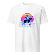 Astronaut Neon – Premium Kunst T-Shirt – Premium-Kunst-T-Shirt, Fluid-Art-Frontdruck