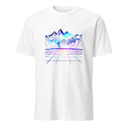 Polarlicht Neon – Premium Kunst T-Shirt – Premium-Kunst-T-Shirt, Fluid-Art-Frontdruck
