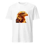 Adler Flammen – Premium Kunst T-Shirt – Premium-Kunst-T-Shirt, Fluid-Art-Frontdruck