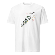 Eukalyptus Tusche – Premium Kunst T-Shirt – Premium-Kunst-T-Shirt, Fluid-Art-Frontdruck