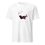 Wald Rauch – Premium Kunst T-Shirt – Premium-Kunst-T-Shirt, Fluid-Art-Frontdruck