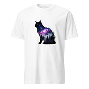 Galaxie-Katze Galaxie – Premium Kunst T-Shirt – Premium-Kunst-T-Shirt, Fluid-Art-Frontdruck