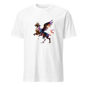 Greif Rauch – Premium Kunst T-Shirt – Premium-Kunst-T-Shirt, Fluid-Art-Frontdruck