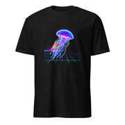 Qualle Neon – Premium Kunst T-Shirt – Premium-Kunst-T-Shirt, Fluid-Art-Frontdruck