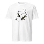 Koi Tusche – Premium Kunst T-Shirt – Premium-Kunst-T-Shirt, Fluid-Art-Frontdruck