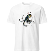 Kraken Tusche – Premium Kunst T-Shirt – Premium-Kunst-T-Shirt, Fluid-Art-Frontdruck