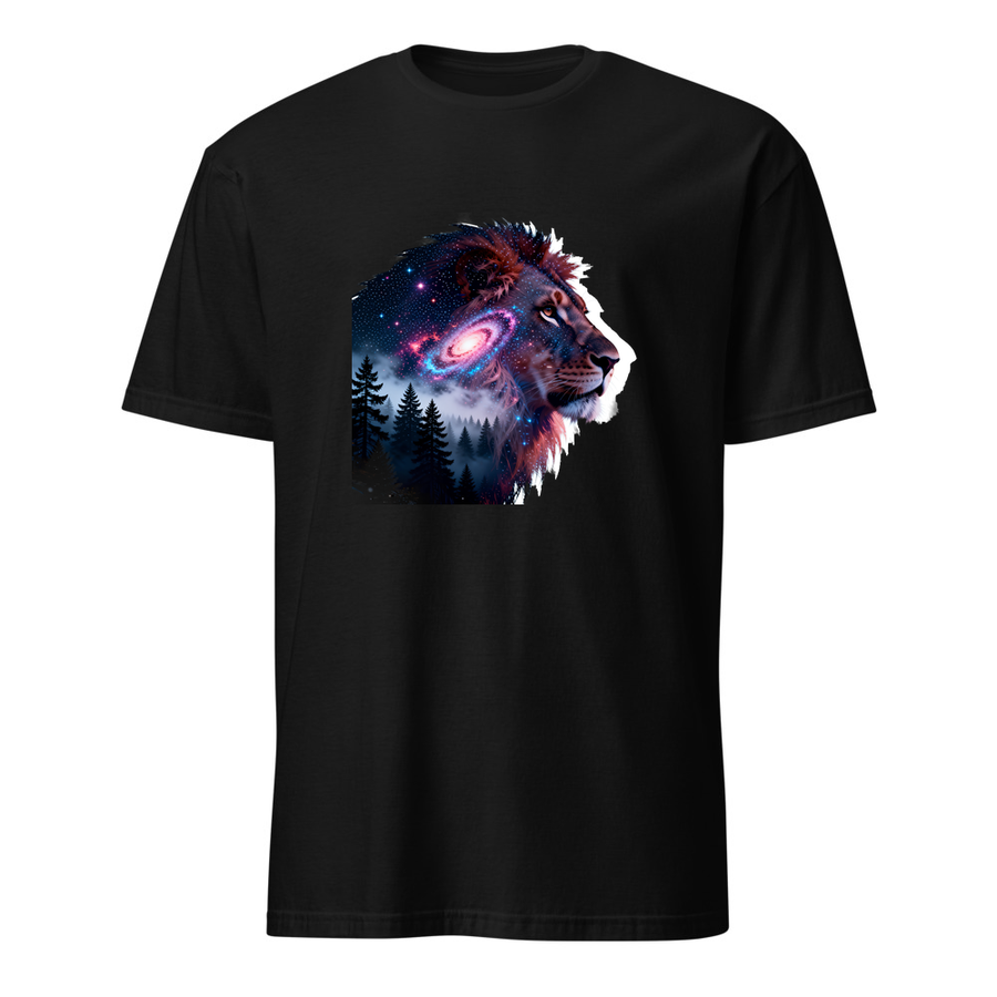 Löwe Galaxie – Premium Kunst T-Shirt