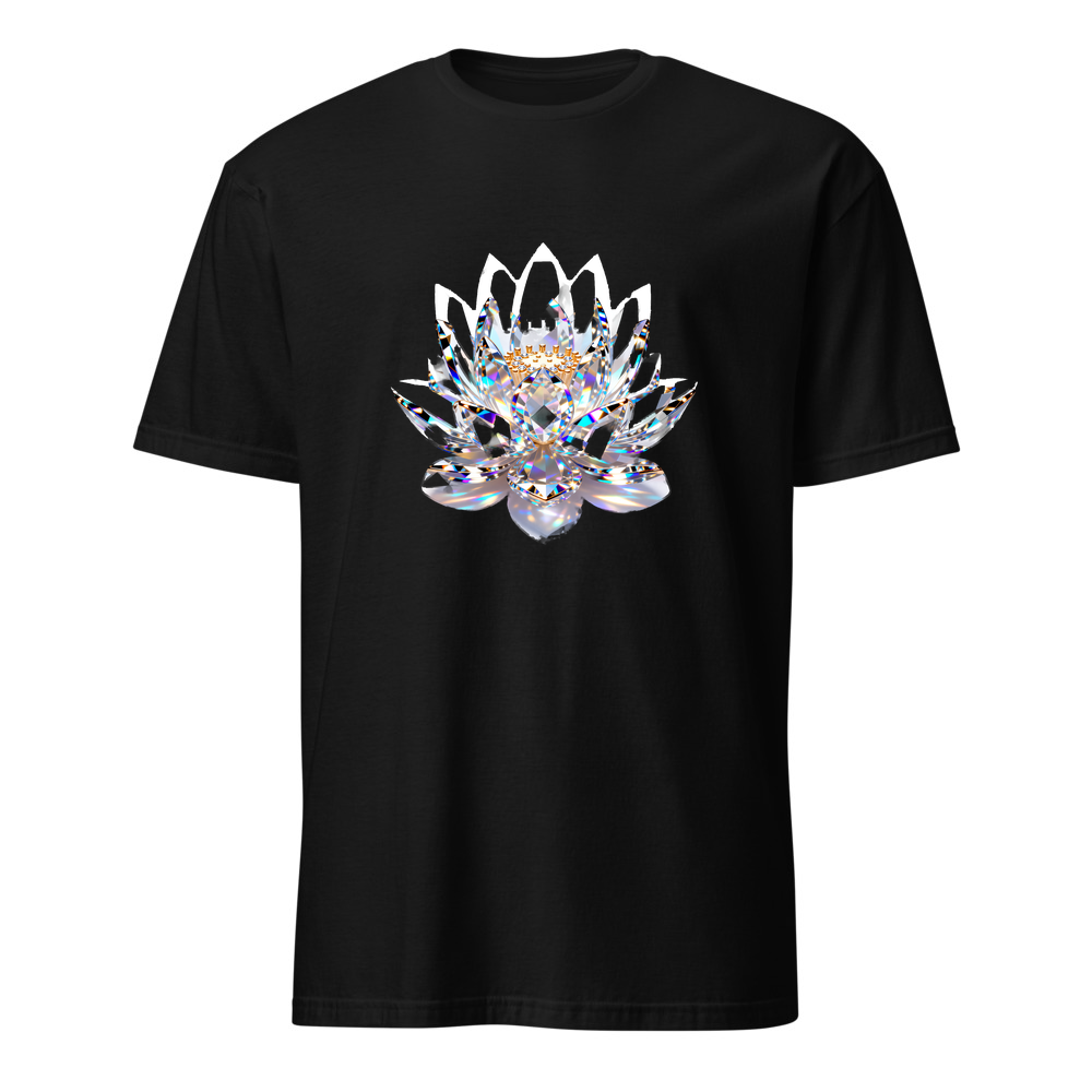 Lotus Kristall – Premium Kunst T-Shirt