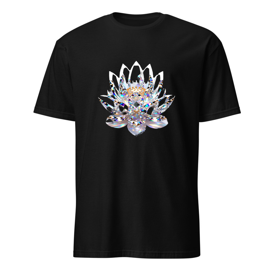 Lotus Kristall – Premium Kunst T-Shirt