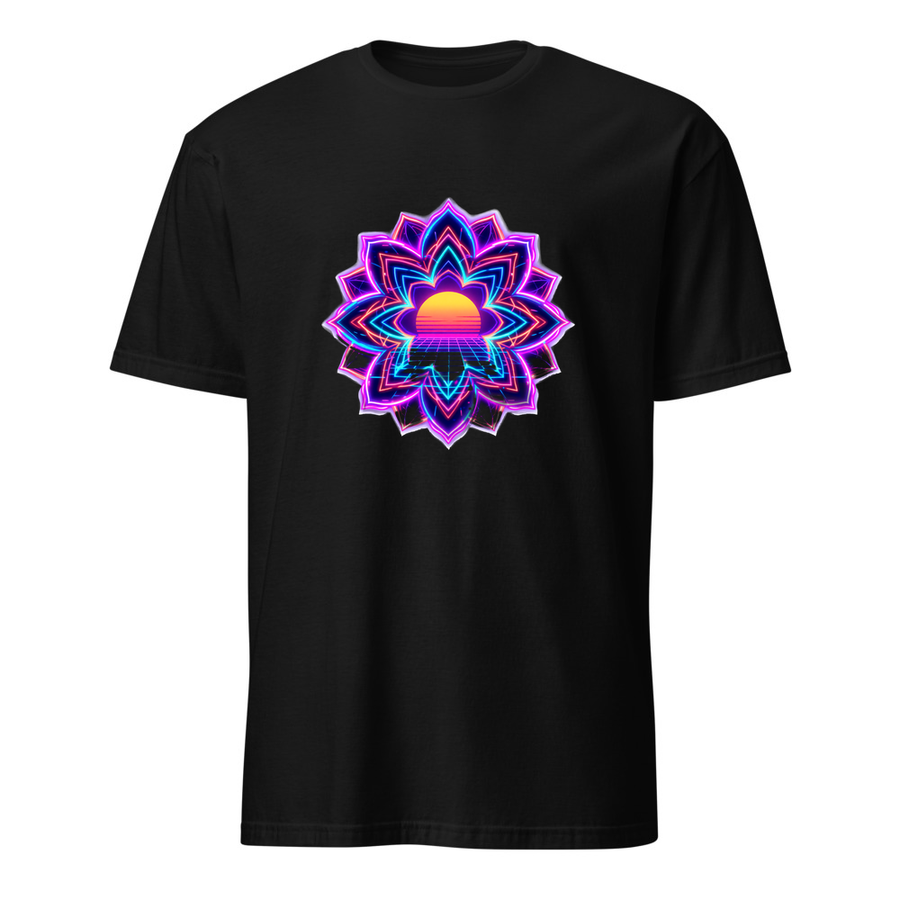 Mandala Neon – Premium Kunst T-Shirt