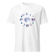 Mondphasen Kristall – Premium Kunst T-Shirt