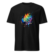 Pfau Aquarell – Premium Kunst T-Shirt