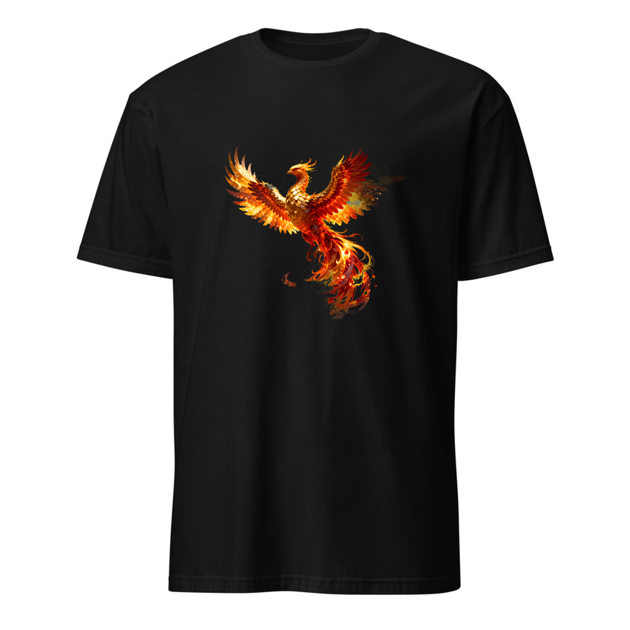 Phönix Flammen – Premium Kunst T-Shirt