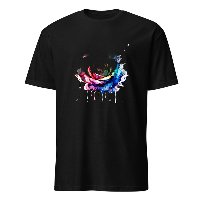 Rose Aquarell – Premium Kunst T-Shirt