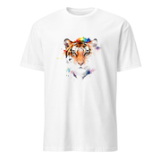 Tiger Aquarell – Premium Kunst T-Shirt
