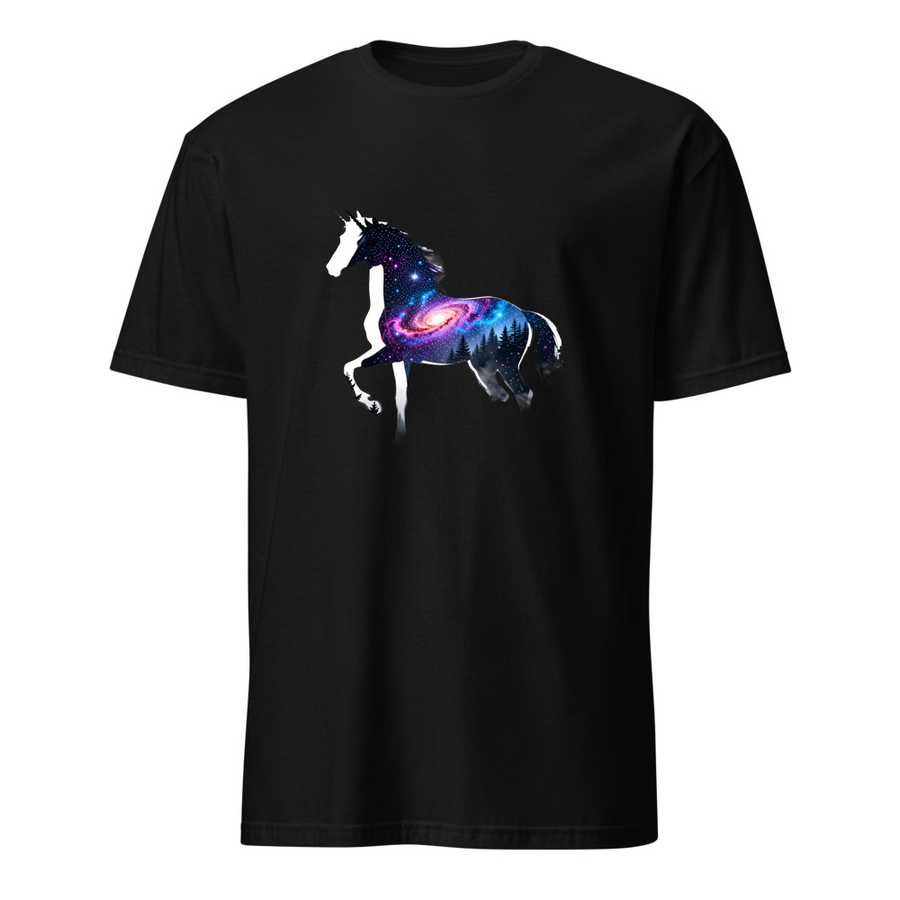 Einhorn Galaxie – Premium Kunst T-Shirt