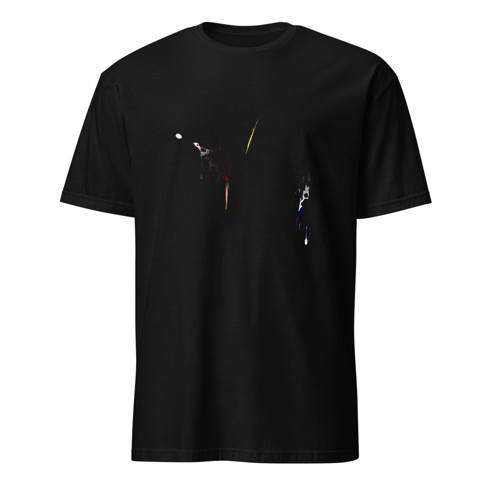 Wasserfall Aquarell – Premium Kunst T-Shirt