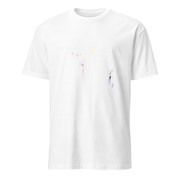 Wasserfall Aquarell – Premium Kunst T-Shirt